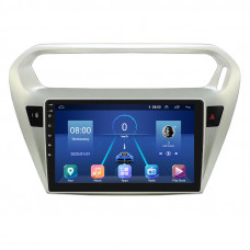 Штатная магнитола Lesko для Peugeot 301 I 2012-2016 экран 9" 4/64Gb 4G Wi-Fi GPS Top