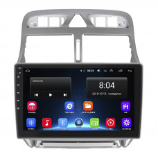 Штатная магнитола Lesko для Peugeot 307 I 2001-2005 экран 9" 2/32Gb Wi-Fi GPS Base