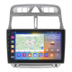 Штатная магнитола Lesko для Peugeot 307 I 2001-2005 экран 9" 4/64Gb CarPlay 4G Wi-Fi GPS Prime