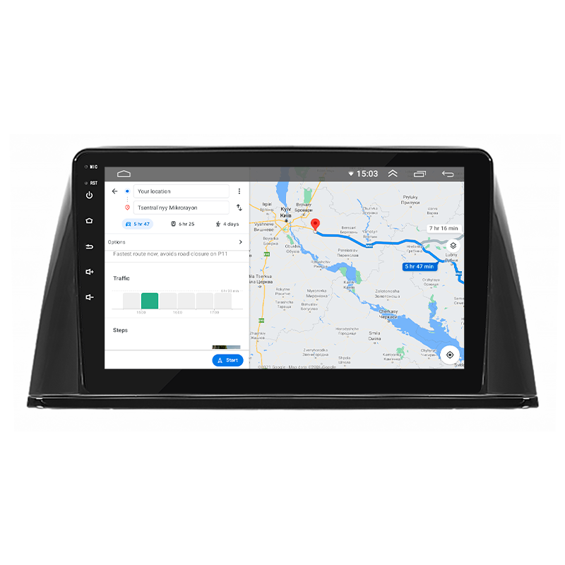 Штатная магнитола Lesko для Peugeot 308 II 2013-2017 экран 10" 1/16Gb Wi-Fi GPS Base