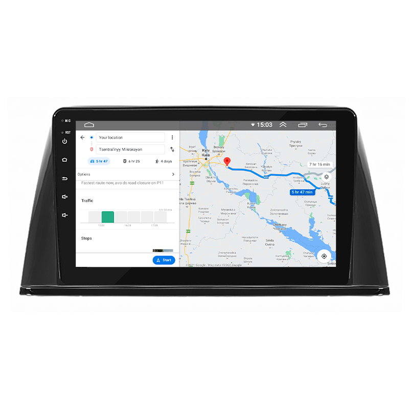 Штатная магнитола Lesko для Peugeot 308 II 2013-2017 экран 10" 2/32Gb Wi-Fi GPS Base