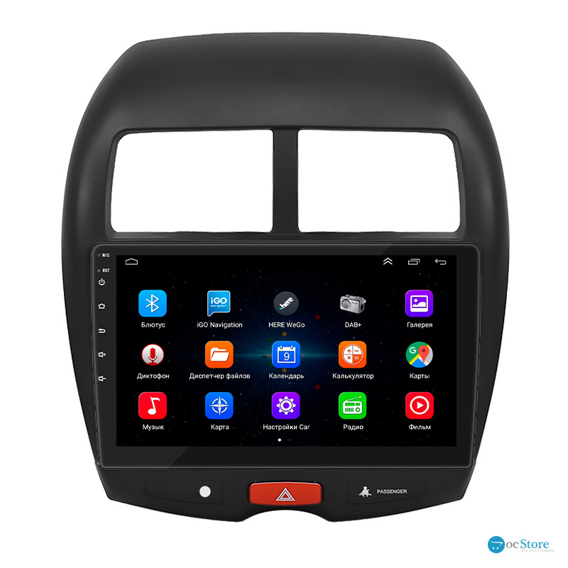 Штатная магнитола Lesko для Peugeot 4008  2012-2017 экран 10" 1/16Gb Wi-Fi GPS Base