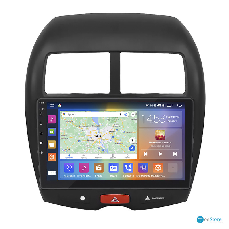 Штатная магнитола Lesko для Peugeot 4008  2012-2017 экран 10" 4/64Gb CarPlay 4G Wi-Fi GPS Prime