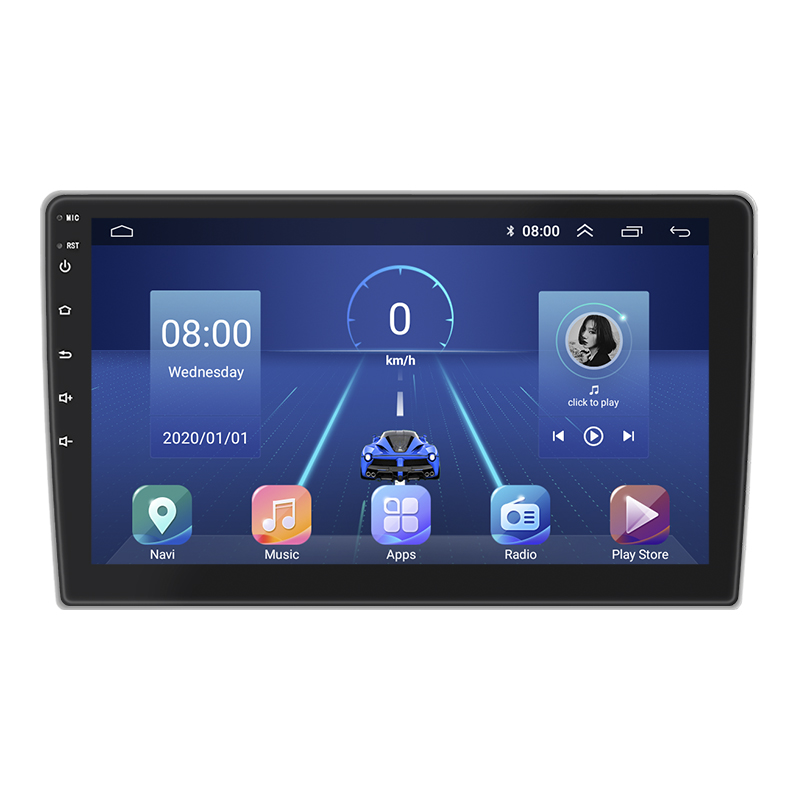 Штатная магнитола Lesko для Peugeot 407  2004-2011 экран 9" 2/32Gb 4G Wi-Fi GPS Top