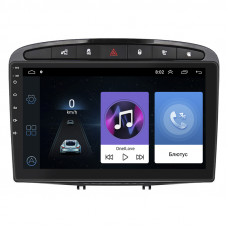 Штатная магнитола Lesko для Peugeot 408 I 2012-2017 экран 9" 1/16Gb Wi-Fi GPS Base
