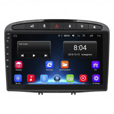 Штатная магнитола Lesko для Peugeot 408 I 2012-2017 экран 9" 2/32Gb Wi-Fi GPS Base