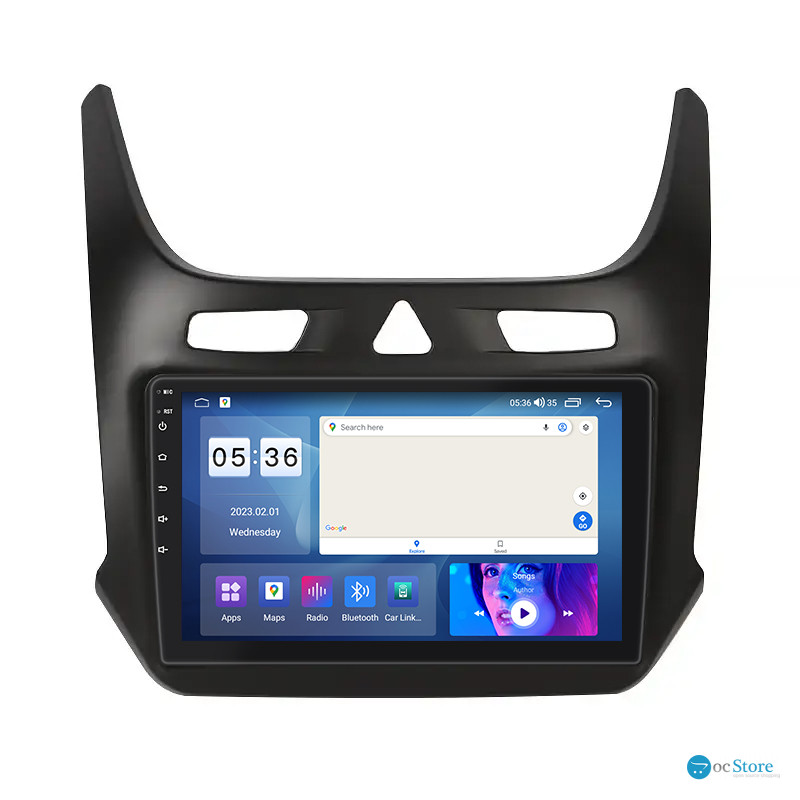 Штатная магнитола Lesko для Ravon R4  2016-2020 экран 9" 4/64Gb CarPlay 4G Wi-Fi GPS Prime