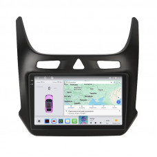 Штатная магнитола Lesko для Ravon R4  2016-2020 экран 9" 4/64 QLED CarPlay 4G Wi-Fi GPS 360 Prime