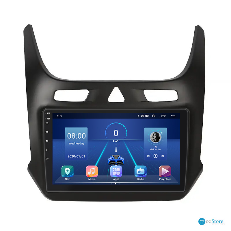 Штатная магнитола Lesko для Ravon R4  2016-2020 экран 9" 6/128Gb 4G Wi-Fi GPS Top