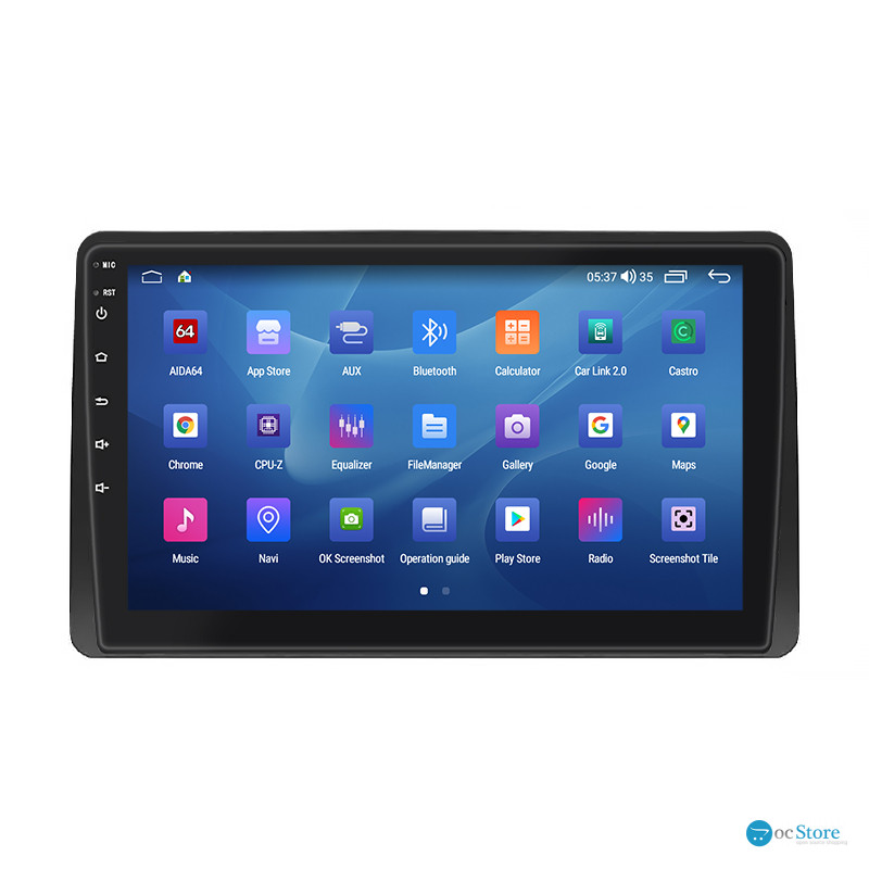 Штатная магнитола Lesko для Renault Arkana I 2019-н.в. экран 10" 2/32Gb CarPlay 4G Wi-Fi GPS Prime