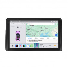 Штатная магнитола Lesko для Renault Arkana I 2019-н.в. экран 10" 4/64 QLED CarPlay 4G Wi-Fi GPS 360 Prime