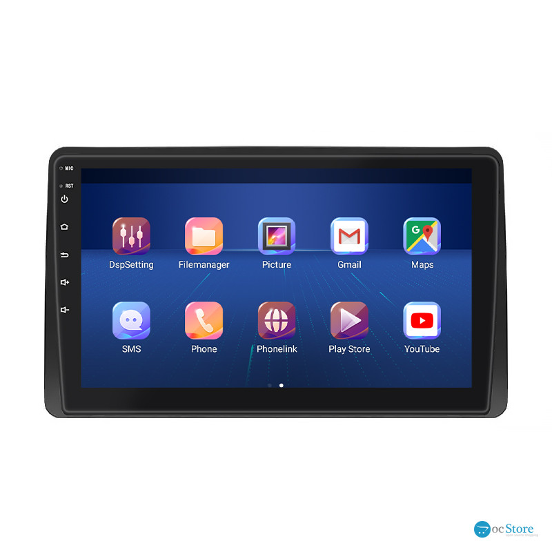 Штатная магнитола Lesko для Renault Arkana I 2019-н.в. экран 10" 4/32Gb 4G Wi-Fi GPS Top