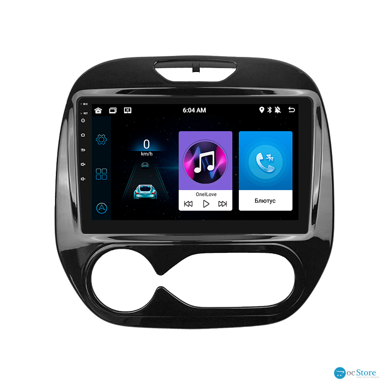 Штатная магнитола Lesko для Renault Captur I 2012-2017 экран 9" 1/16Gb Wi-Fi GPS Base