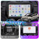 Штатная магнитола Lesko для Renault Captur I 2012-2017 экран 9" 4/64 QLED CarPlay 4G Wi-Fi GPS 360 Prime