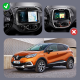 Штатная магнитола Lesko для Renault Captur I 2012-2017 экран 9" 2/32Gb 4G Wi-Fi GPS Top