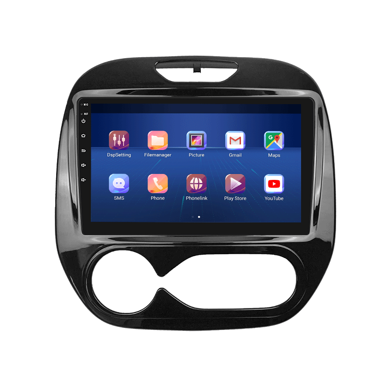 Штатная магнитола Lesko для Renault Captur I 2012-2017 экран 9" 6/128Gb 4G Wi-Fi GPS Top