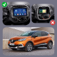 Штатная магнитола Lesko для Renault Captur I 2012-2017 экран 9" 6/128Gb 4G Wi-Fi GPS Top