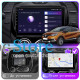 Штатная магнитола Lesko для Renault Captur I Рестайлинг 2017-2019 экран 9" 2/32Gb CarPlay 4G Wi-Fi GPS Prime