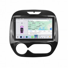 Штатная магнитола Lesko для Renault Captur I Рестайлинг 2017-2019 экран 9" 4/64 QLED CarPlay 4G Wi-Fi GPS 360 Prime