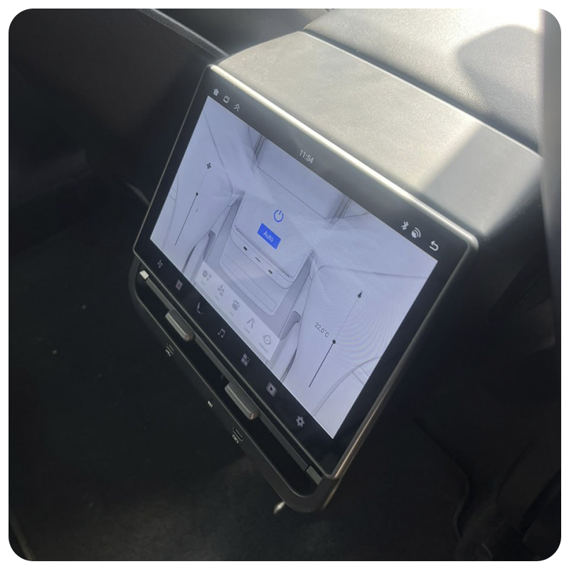 Мультимедийный экран Mekede MTS1 8,66" для Tesla model 3 Y для пассажира Android Car-Play + Android auto с Управление климатом Prime 4/64 Car-Play