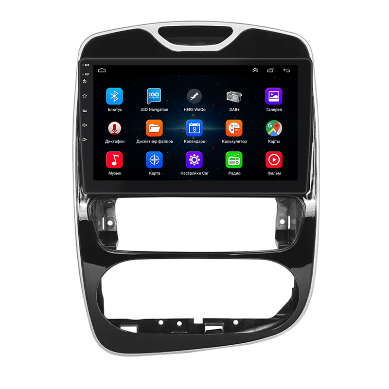 Штатная магнитола Lesko для Renault Clio IV Рестайлинг 2016-2019 экран 10" 1/16Gb Wi-Fi GPS Base
