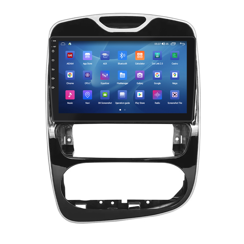 Штатная магнитола Lesko для Renault Clio IV Рестайлинг 2016-2019 экран 10" 2/32Gb CarPlay 4G Wi-Fi GPS Prime