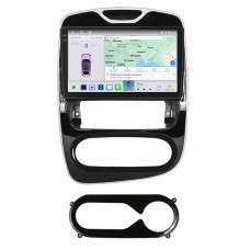 Штатная магнитола Lesko для Renault Clio IV Рестайлинг 2016-2019 экран 10" 4/64 QLED CarPlay 4G Wi-Fi GPS 360 Prime