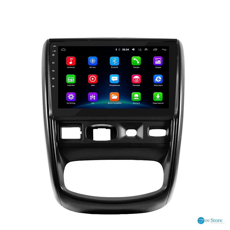 Штатная магнитола Lesko для Renault Duster I 2010-2015 экран 9" 2/32Gb Wi-Fi GPS Base