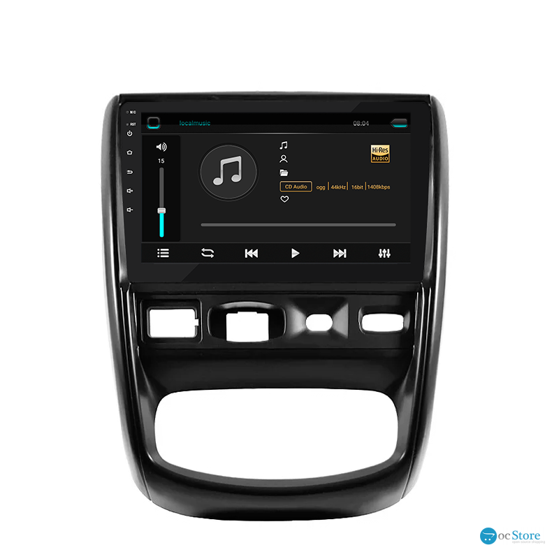 Штатная магнитола Lesko для Renault Duster I 2010-2015 экран 9" 2/32Gb 4G Wi-Fi GPS Top