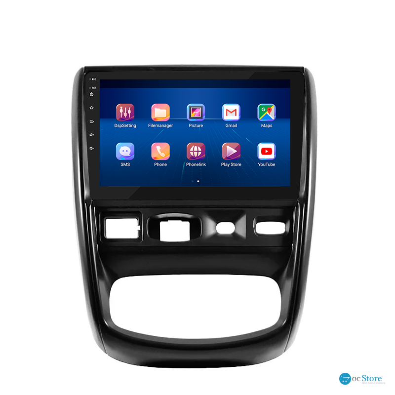 Штатная магнитола Lesko для Renault Duster I 2010-2015 экран 9" 2/32Gb 4G Wi-Fi GPS Top