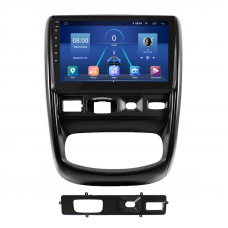 Штатная магнитола Lesko для Renault Duster I 2010-2015 экран 9" 6/128Gb 4G Wi-Fi GPS Top