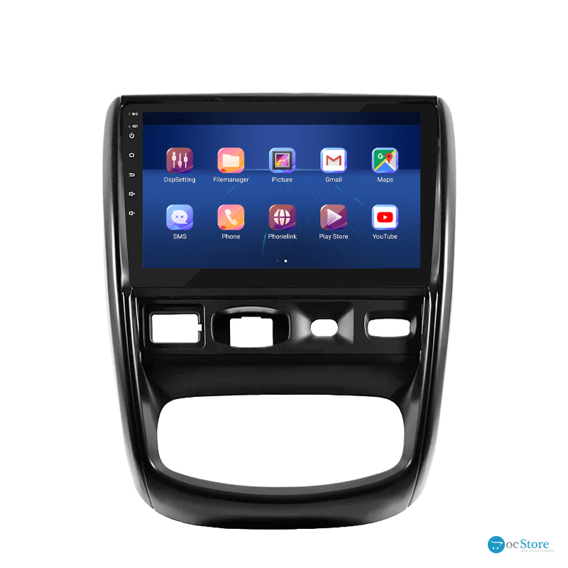 Штатная магнитола Lesko для Renault Duster I 2010-2015 экран 9" 6/128Gb 4G Wi-Fi GPS Top