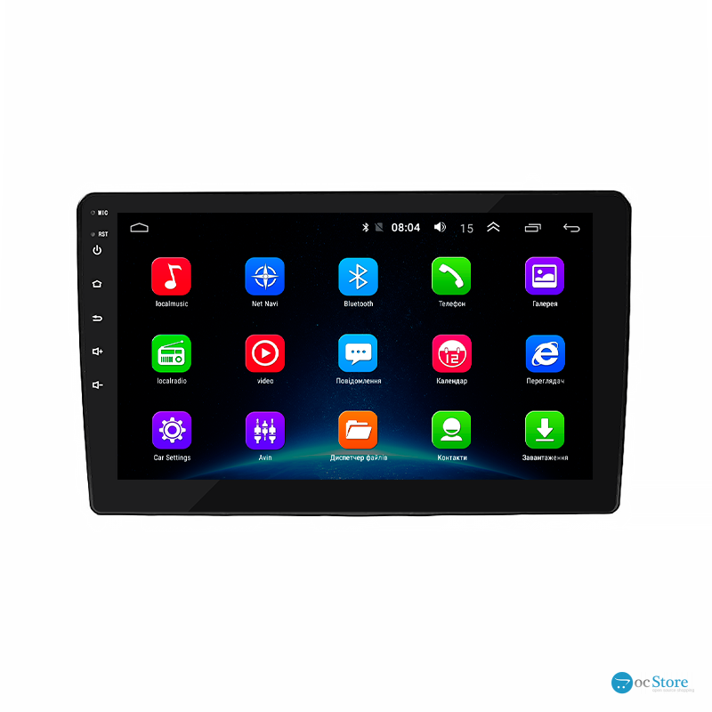 Штатная магнитола Lesko для Renault Duster I Рестайлинг 2015-2021 экран 9" 2/32Gb Wi-Fi GPS Base