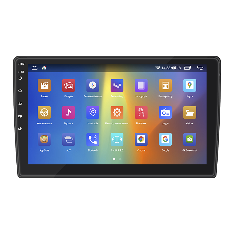 Штатная магнитола Lesko для Renault Duster I Рестайлинг 2015-2021 экран 9" 2/32Gb CarPlay 4G Wi-Fi GPS Prime