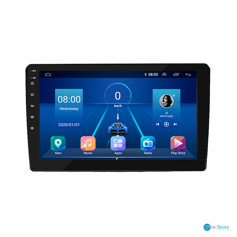 Штатная магнитола Lesko для Renault Duster I Рестайлинг 2015-2021 экран 9" 2/32Gb 4G Wi-Fi GPS Top