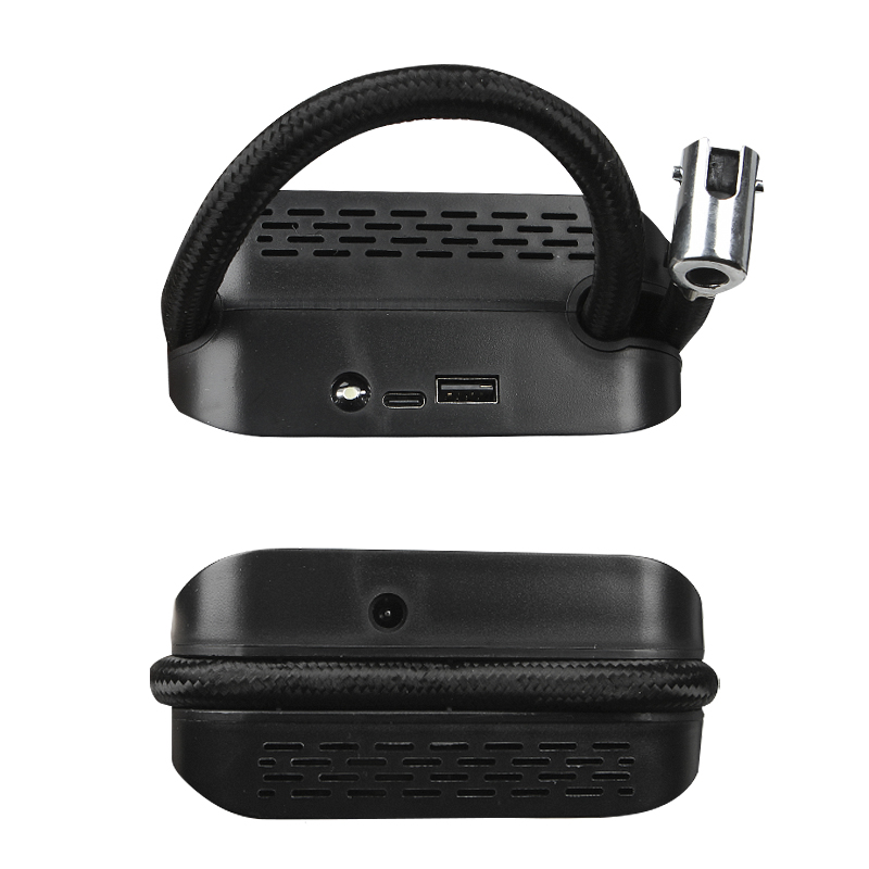 Портативный автомобильный компрессор HELLOLEIBOO CQB-006 беспроводной с дисплеем