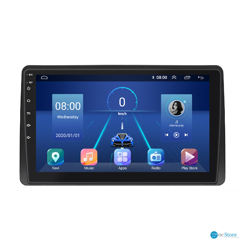 Штатная магнитола Lesko для Renault Duster II 2020-н.в экран 10" 4/64Gb 4G Wi-Fi GPS Top