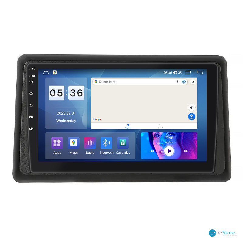 Штатная магнитола Lesko для Renault Express  2021-н.в. экран 9" 4/64Gb CarPlay 4G Wi-Fi GPS Prime