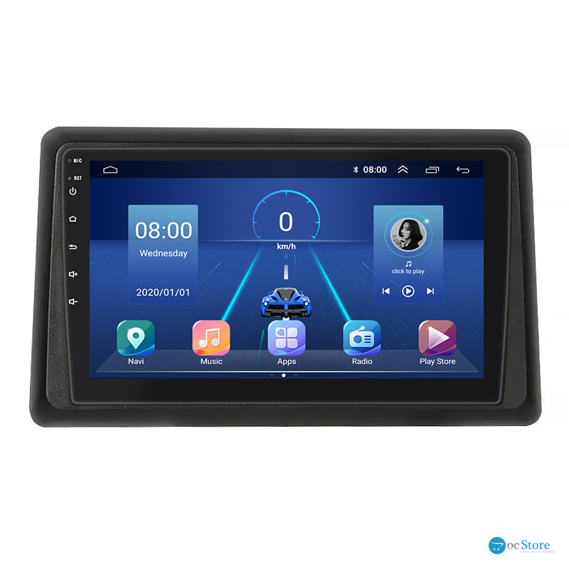 Штатная магнитола Lesko для Renault Express  2021-н.в. экран 9" 6/128Gb 4G Wi-Fi GPS Top