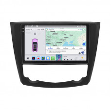 Штатная магнитола Lesko для Renault Kadjar I 2015-2018 экран 9" 4/64 QLED CarPlay 4G Wi-Fi GPS 360 Prime