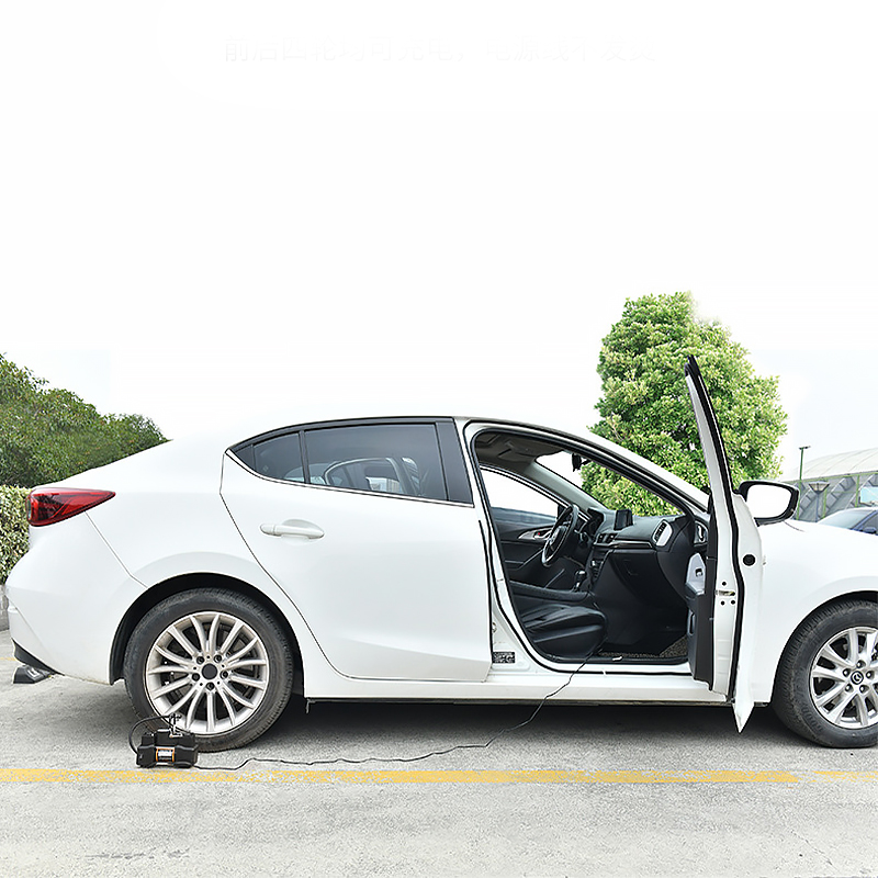 Автомобильный компрессор HELLOLEIBOO ZY-825 двухцилиндровый с цифровым дисплеем и кабелем 3 м + сумка