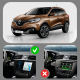 Штатная магнитола Lesko для Renault Kadjar I 2015-2018 экран 9" 2/32Gb 4G Wi-Fi GPS Top