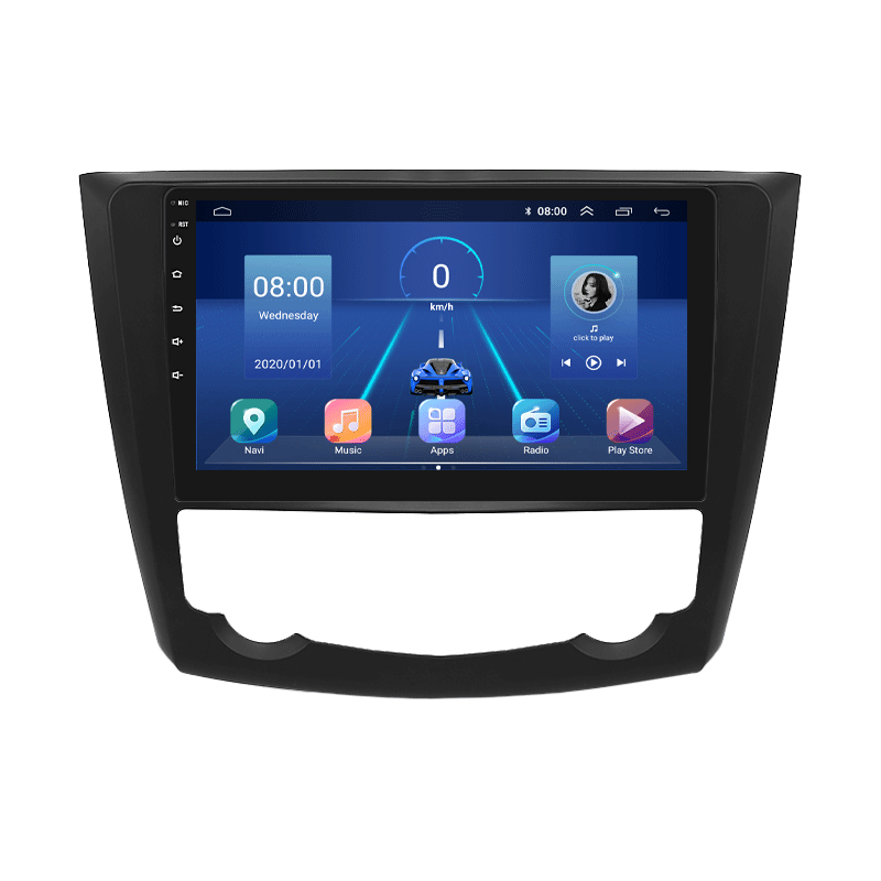 Штатная магнитола Lesko для Renault Kadjar I Рестайлинг 2018-н.в экран 9" 6/128Gb 4G Wi-Fi GPS Top