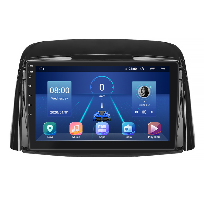 Штатная магнитола Lesko для Renault Koleos I 2008-2011 экран 9" 2/32Gb 4G Wi-Fi GPS Top