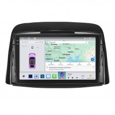 Штатная магнитола Lesko для Renault Koleos I Рестайлинг 2011-2013 экран 9" 4/64 QLED CarPlay 4G Wi-Fi GPS 360 Prime