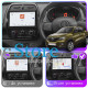 Штатная магнитола Lesko для Renault KWID  2015-н.в экран 9" 4/64 QLED CarPlay 4G Wi-Fi GPS 360 Prime