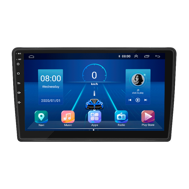 Штатная магнитола Lesko для Renault KWID  2015-н.в экран 9" 6/128Gb 4G Wi-Fi GPS Top