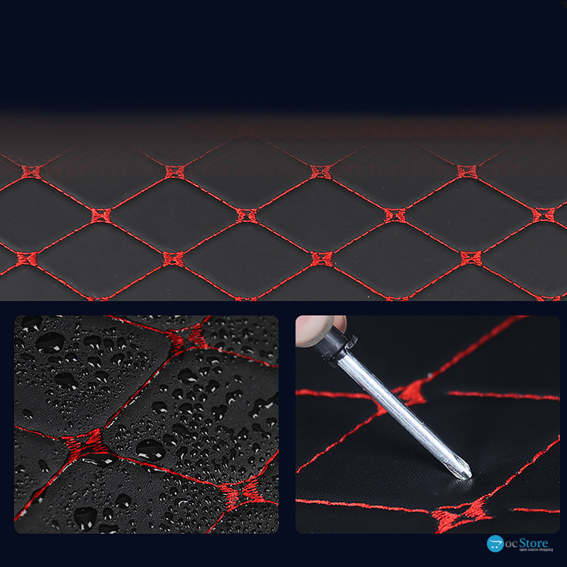 Автомобильный органайзер XY0-52 Black-Red компактный вместительный два отдела для хранения на магнитах с ручкой  40*31*29 см