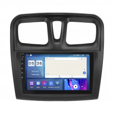 Штатная магнитола Lesko для Renault Logan II ver 2 2012-2018 экран 9" 4/64Gb CarPlay 4G Wi-Fi GPS Prime