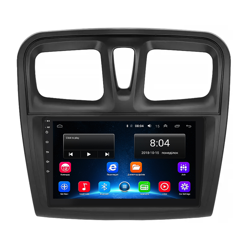 Штатная магнитола Lesko для Renault Logan II Рестайлинг ver 2 2018-н.в экран 9" 2/32Gb Wi-Fi GPS Base